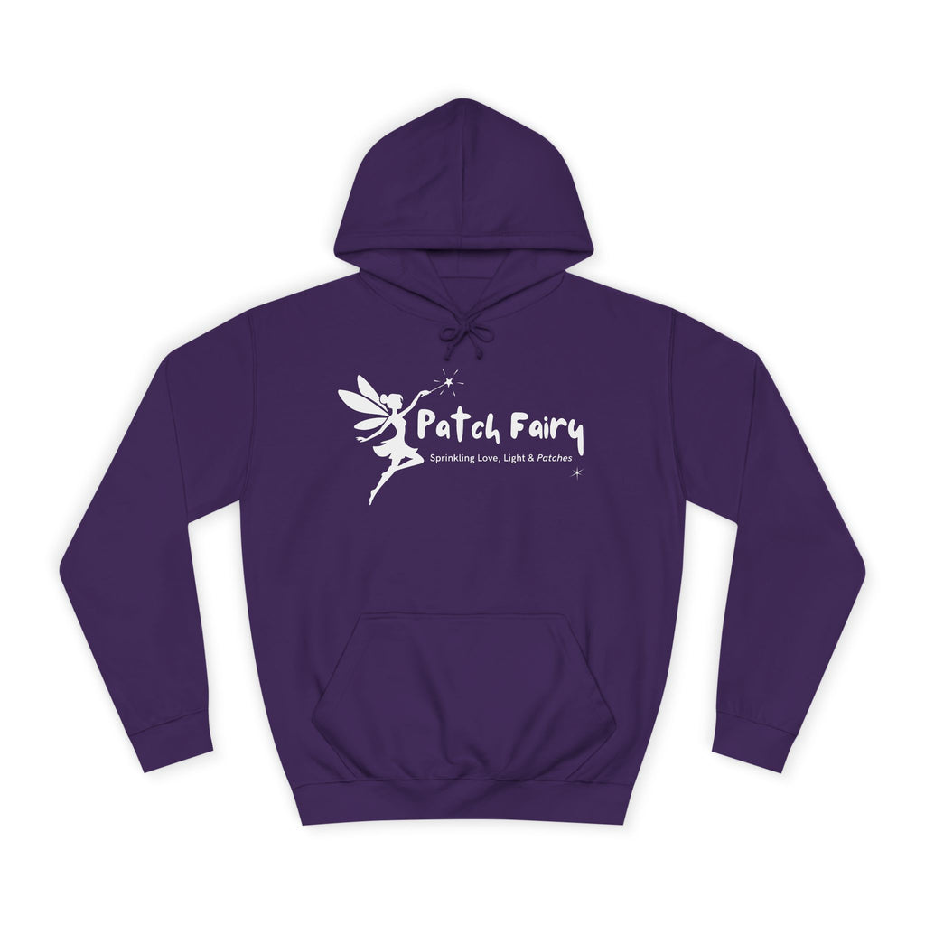 "Patch Fairy" Hoodie - Unisex College Hoodie