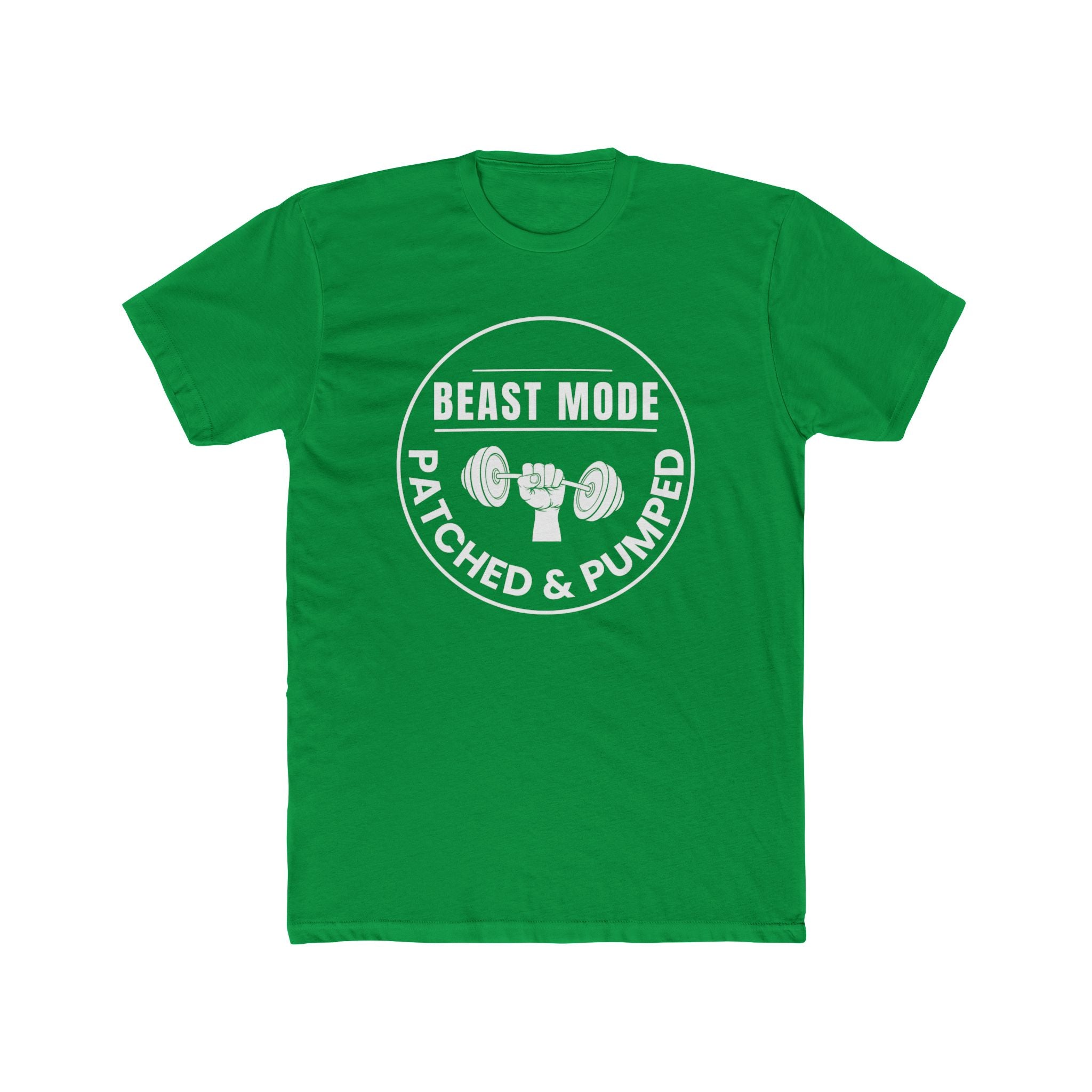 "Beast Mode Patched & Pumped" - Fitness Gym Workout T-shirt