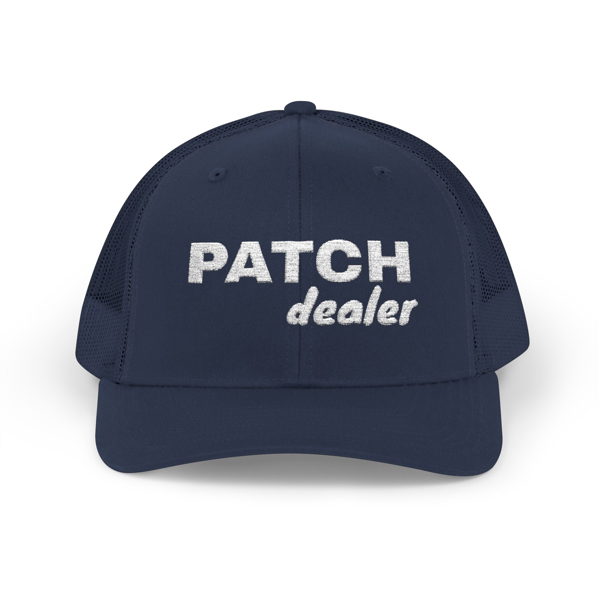 "Patch Dealer" - Snapback Trucker Hat - Embroidered Hat