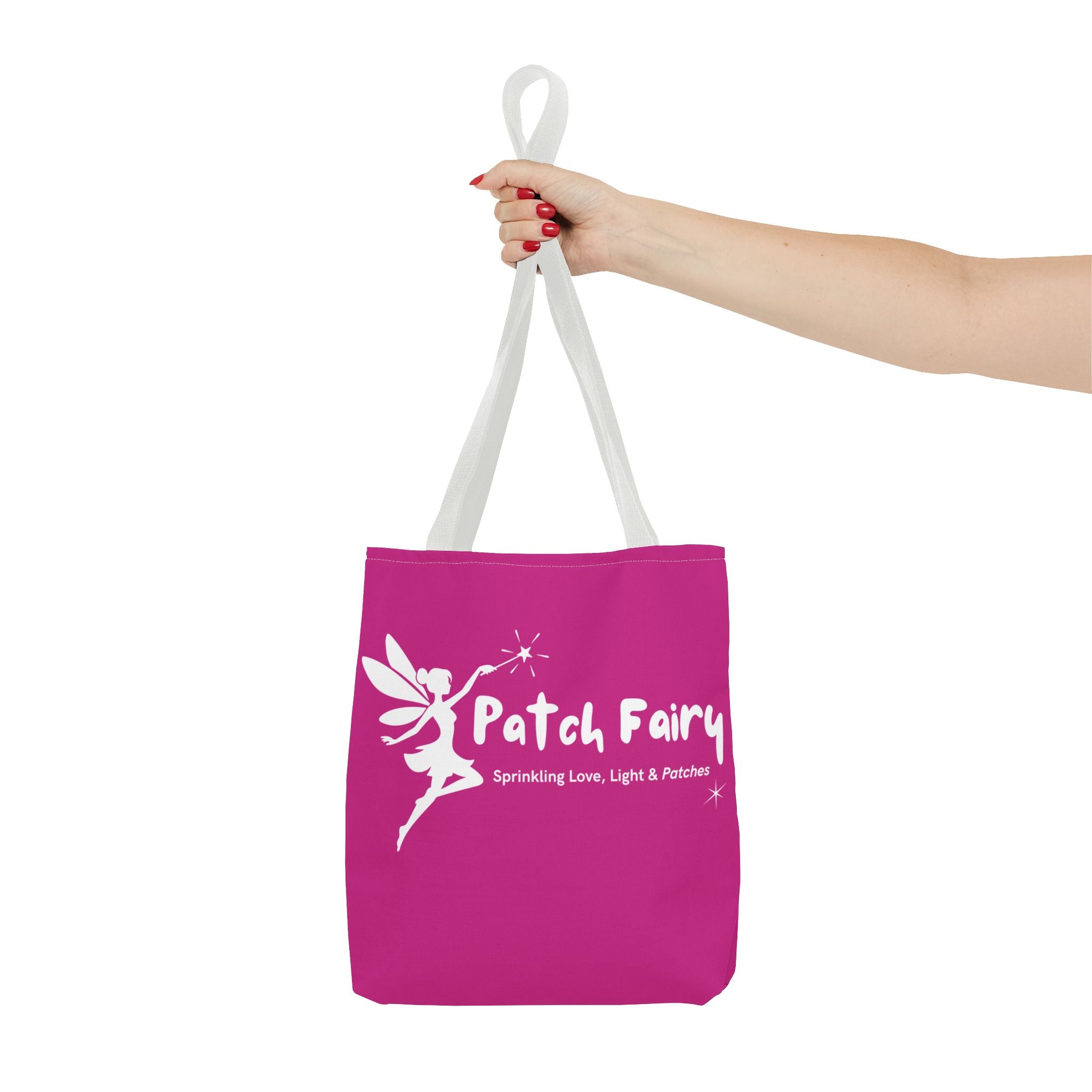 "Patch Fairy" - Pink Tote Bag