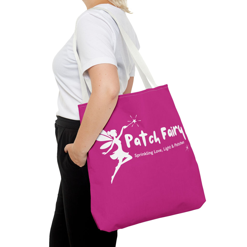 "Patch Fairy" - Pink Tote Bag