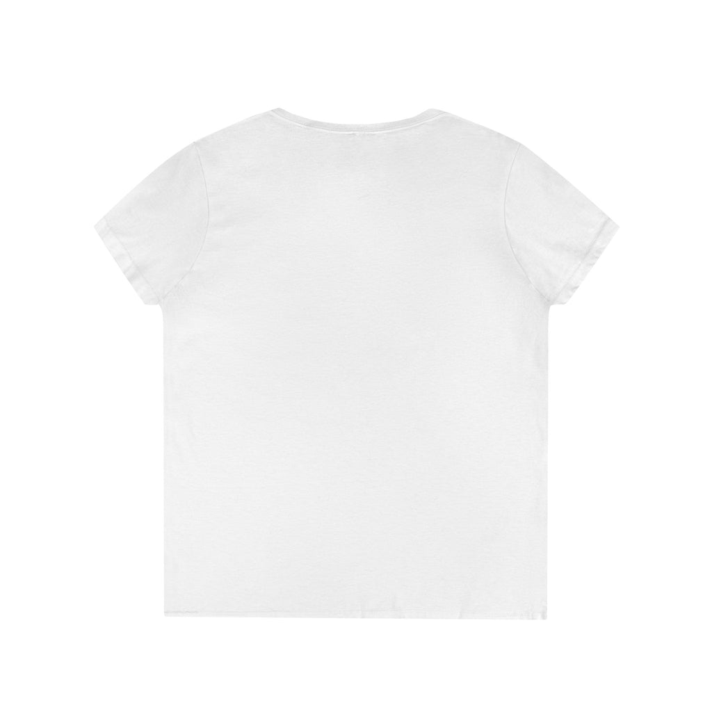 "Patch Fairy" - V-neck Cotton T-Shirt