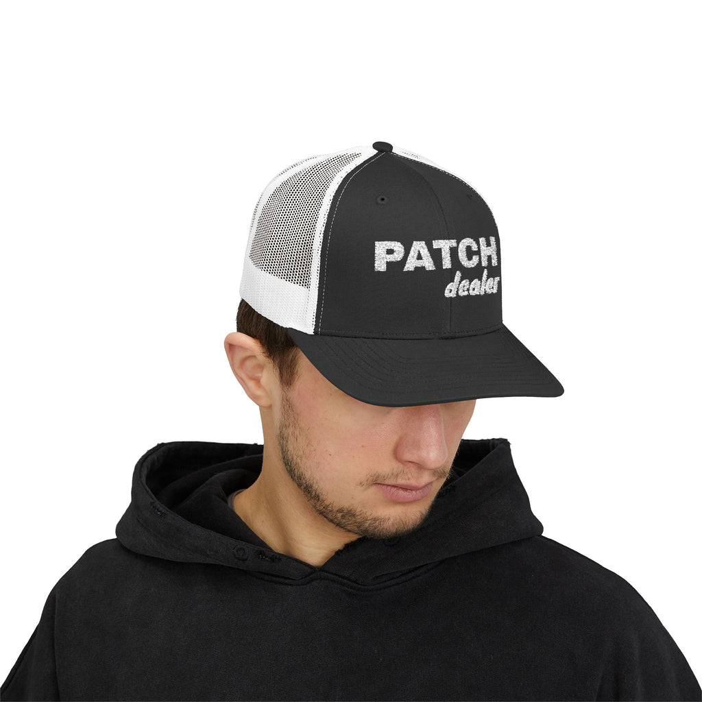 "Patch Dealer" - Snapback Trucker Hat - Embroidered Hat