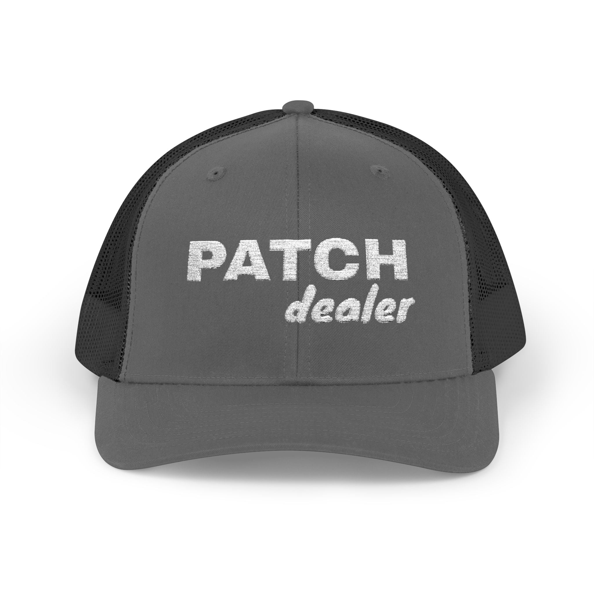 "Patch Dealer" - Snapback Trucker Hat - Embroidered Hat