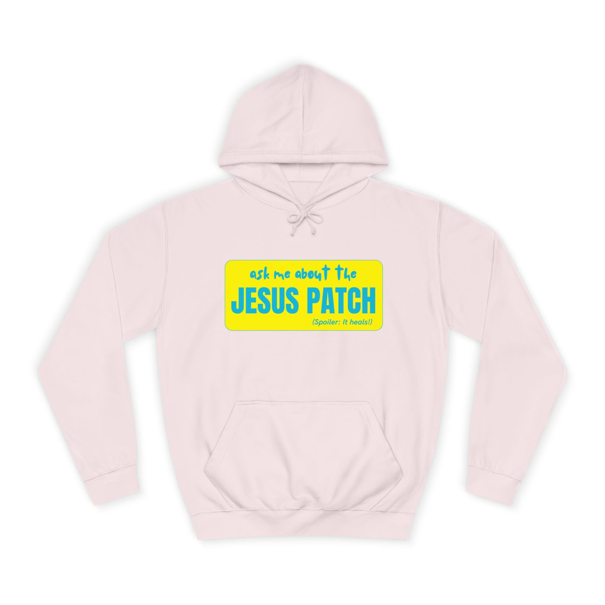 "Ask Me About the Jesus Patch"- Graphic College Hoodie