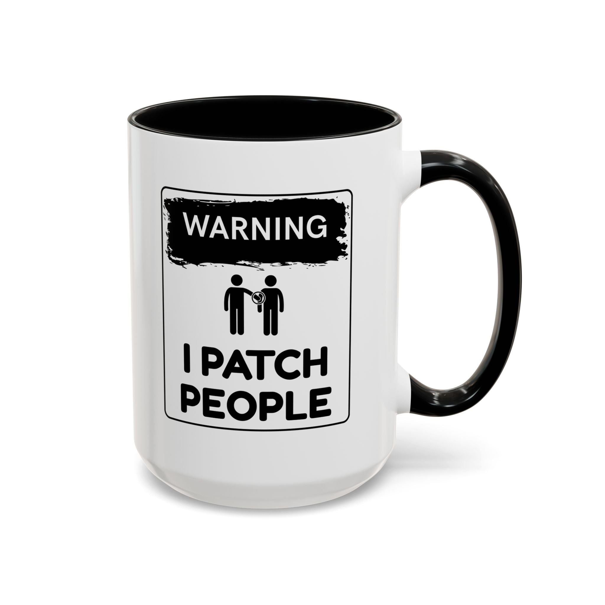 "I've Got a Patch for That" - Accent Coffee Mug (11oz, 15oz)