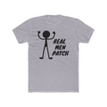 "Real Men Patch" - Lightweight Cotton T-shirt