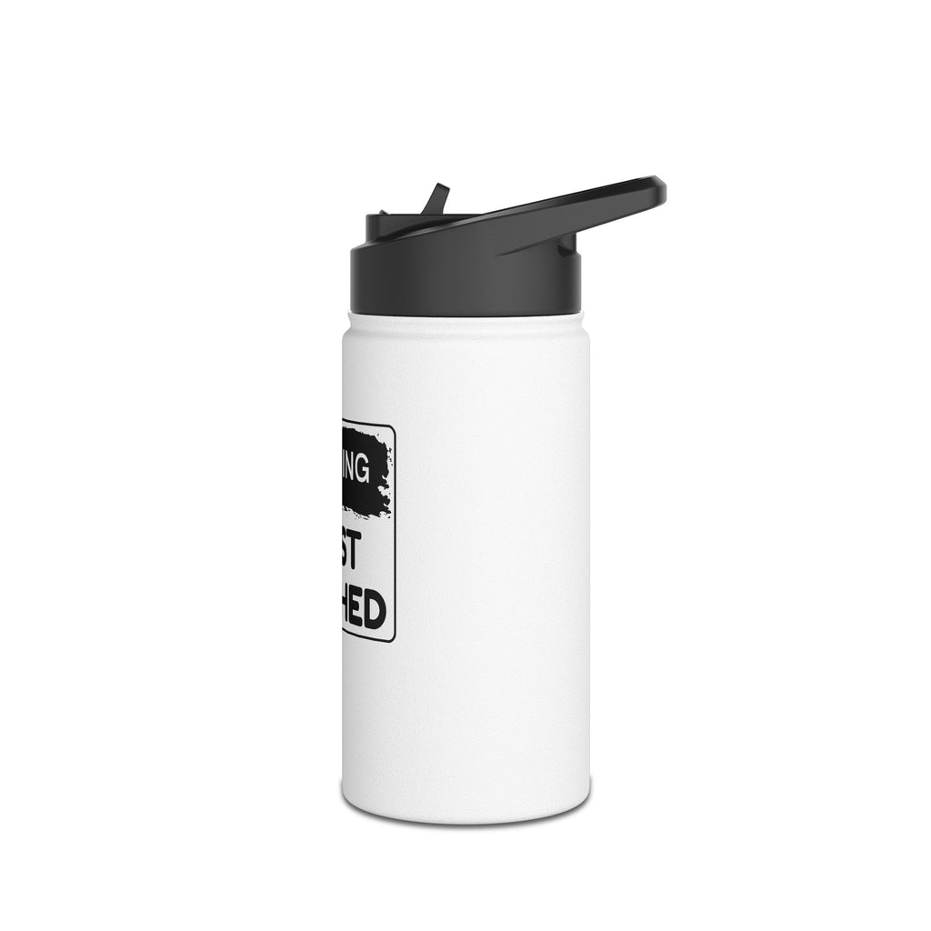 "Warning: I Just Patched" - Stainless Steel Water Bottle (12oz, 18oz, 32oz)