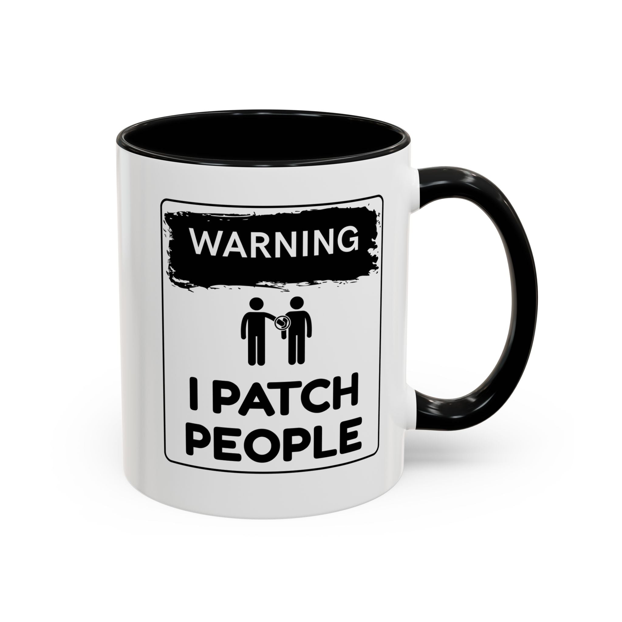 "I've Got a Patch for That" - Accent Coffee Mug (11oz, 15oz)