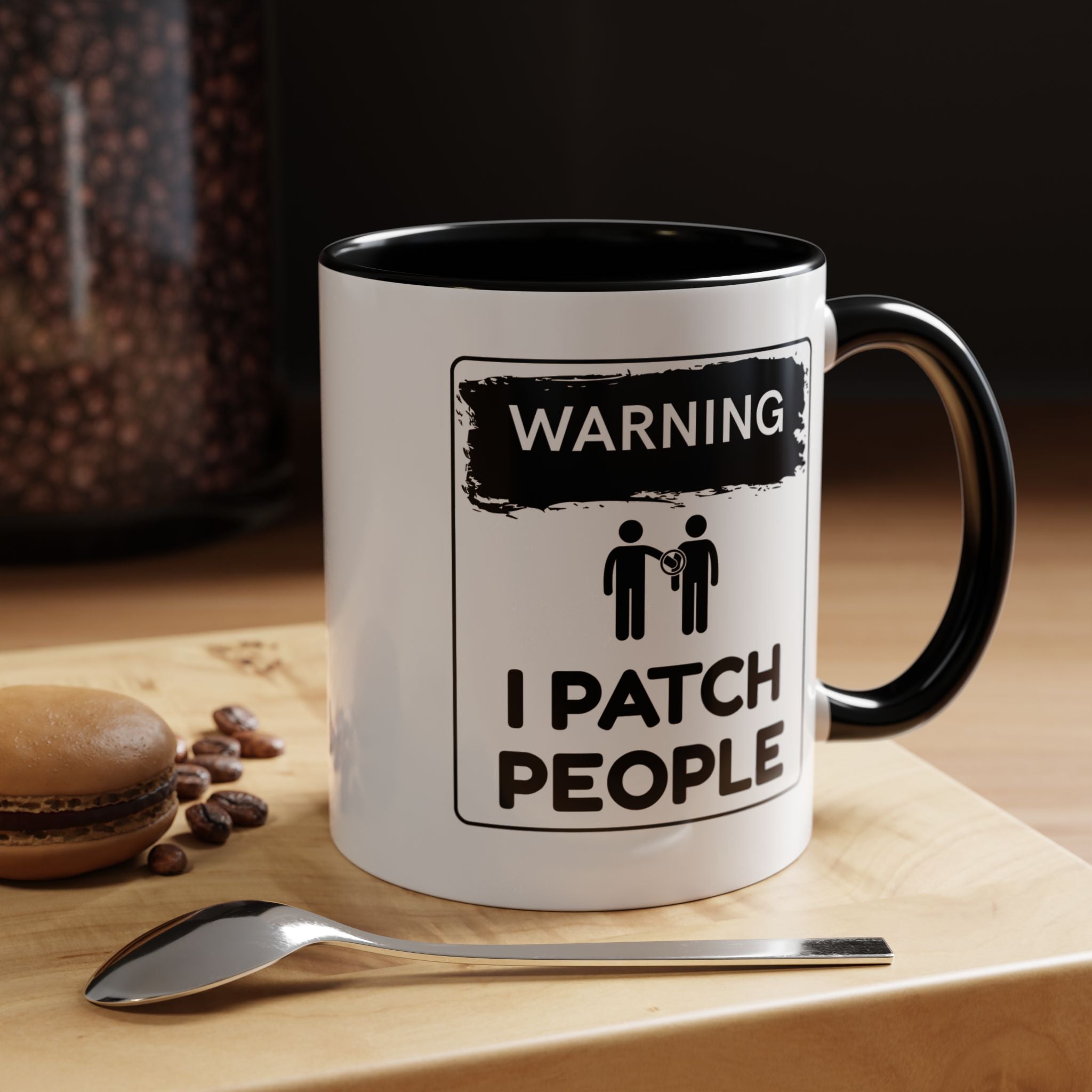 "I've Got a Patch for That" - Accent Coffee Mug (11oz, 15oz)