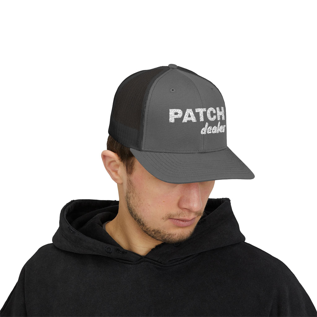 "Patch Dealer" - Snapback Trucker Hat - Embroidered Hat
