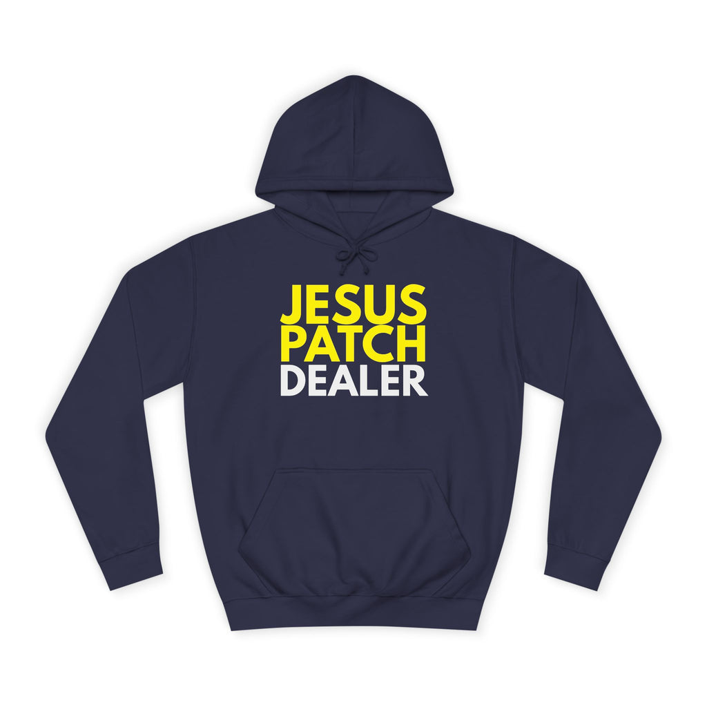 "JESUS PATCH DEALER" - Bold Graphic Hoodie