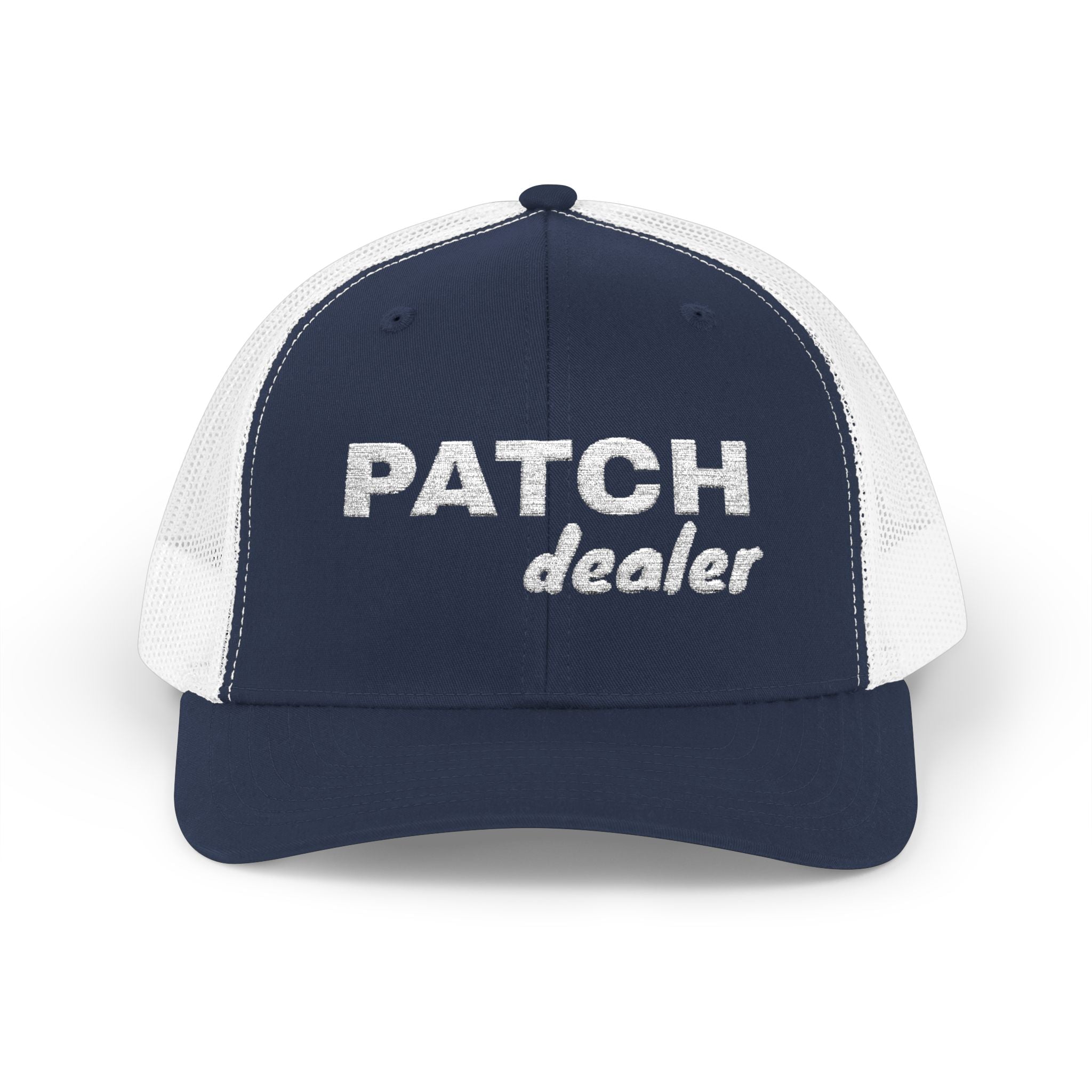 "Patch Dealer" - Snapback Trucker Hat - Embroidered Hat