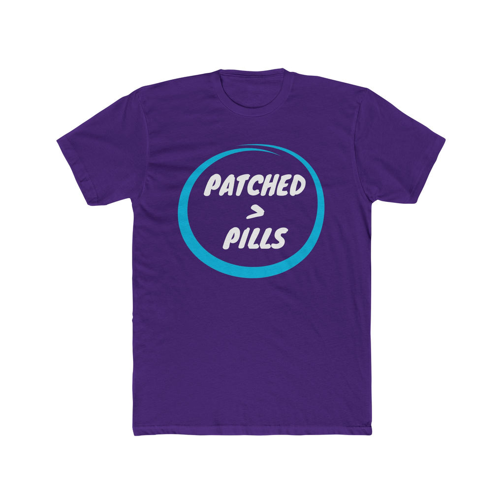 "Patched over Pills" - Lightweight Cotton T-shirt