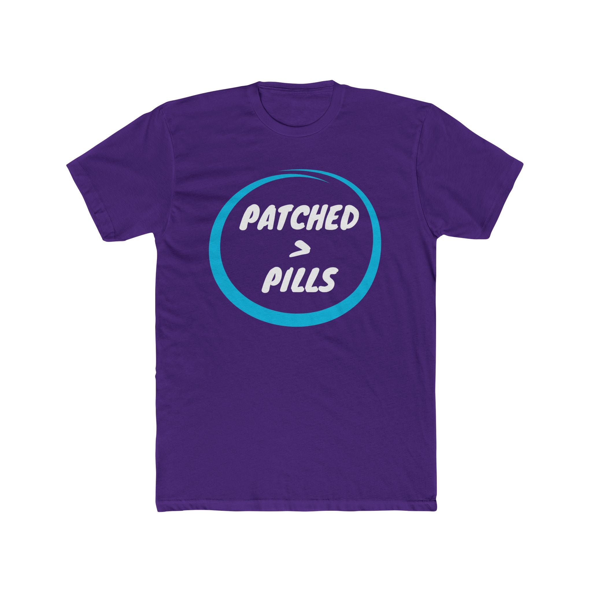 "Patched over Pills" - Lightweight Cotton T-shirt