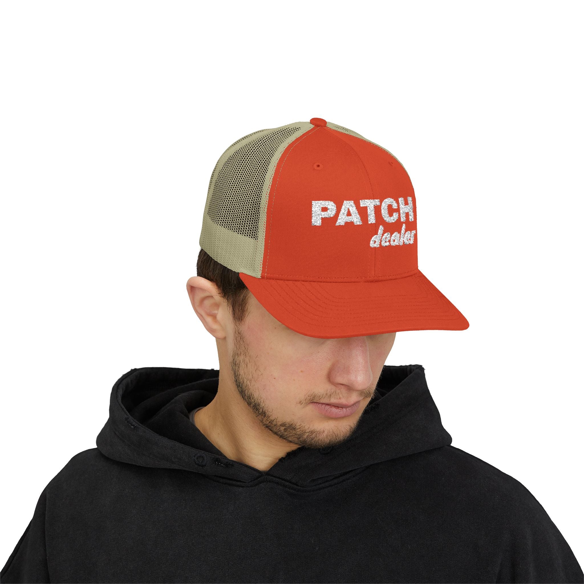 "Patch Dealer" - Snapback Trucker Hat - Embroidered Hat
