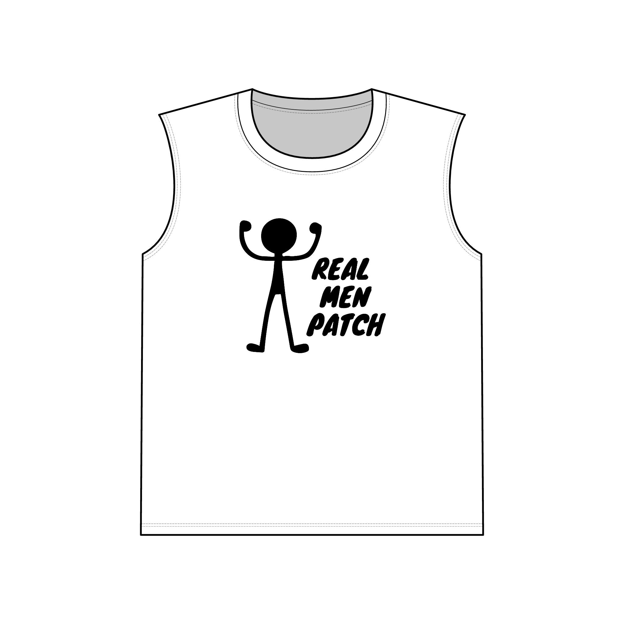 "Real Men Patch" - Muscle Tank