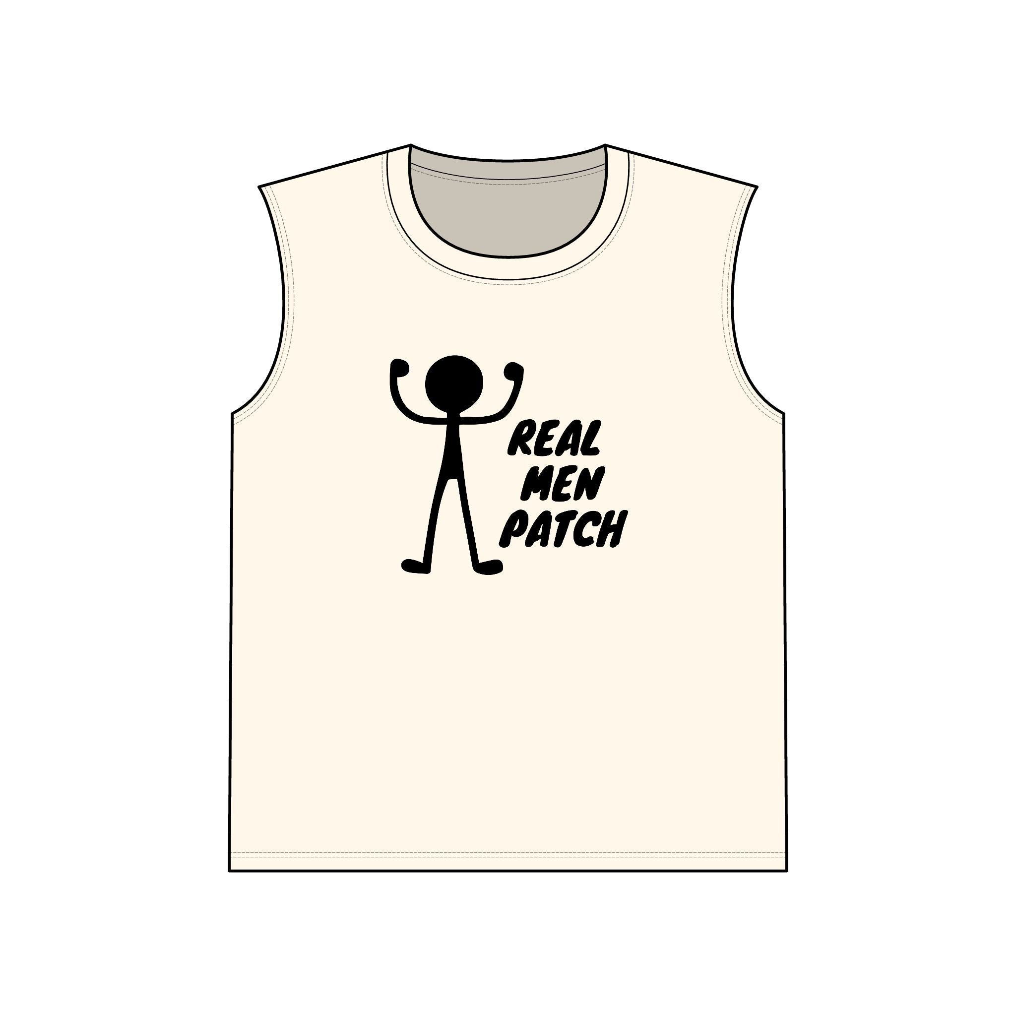 "Real Men Patch" - Muscle Tank