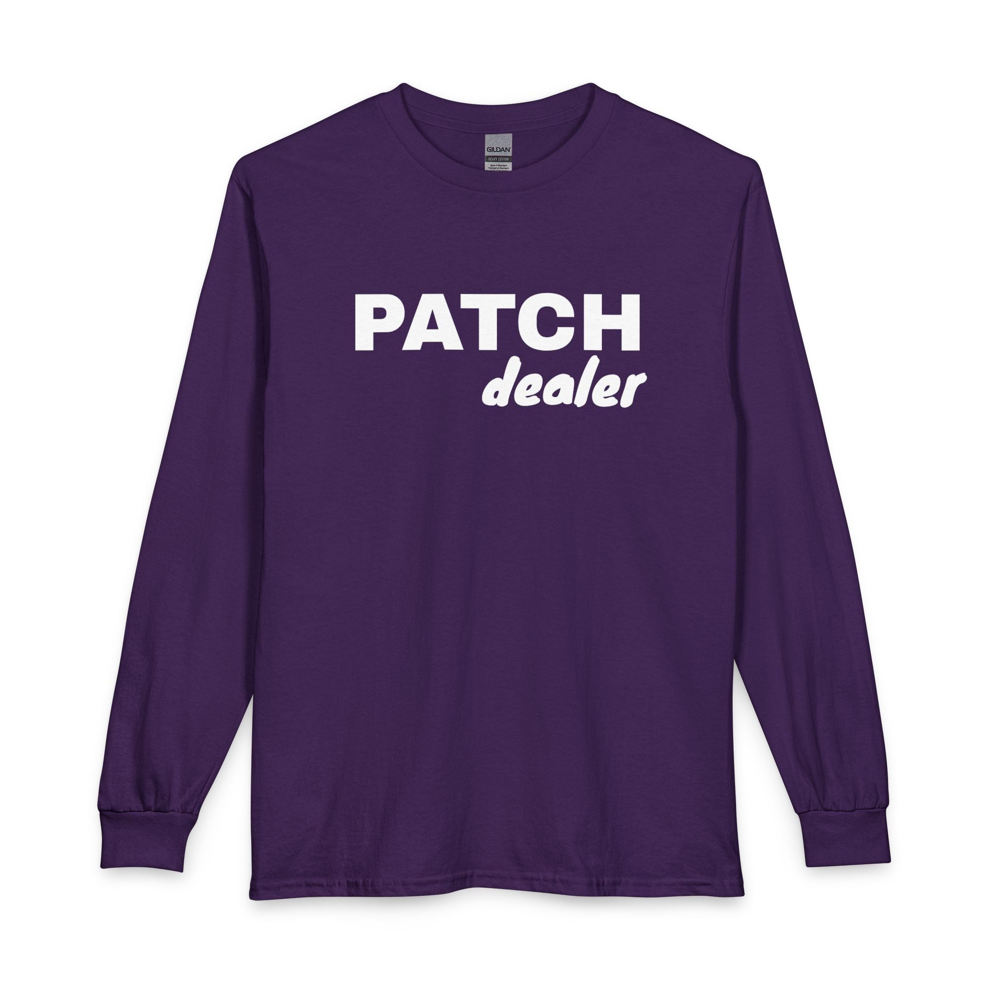 "Patch Dealer" - Long Sleeve Cotton T-Shirt