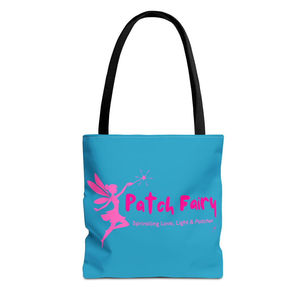 "Patch Fairy" - Teal Tote Bag (3 sizes)