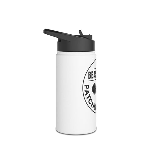 "Beast Mode Patched & Pumped" Stainless Steel Water Bottle - (12oz, 18oz, 32oz)