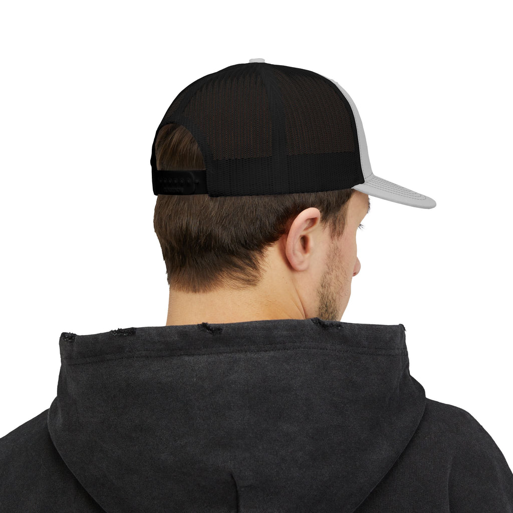"Patched Not Drugged" - Embroidered Trucker Cap