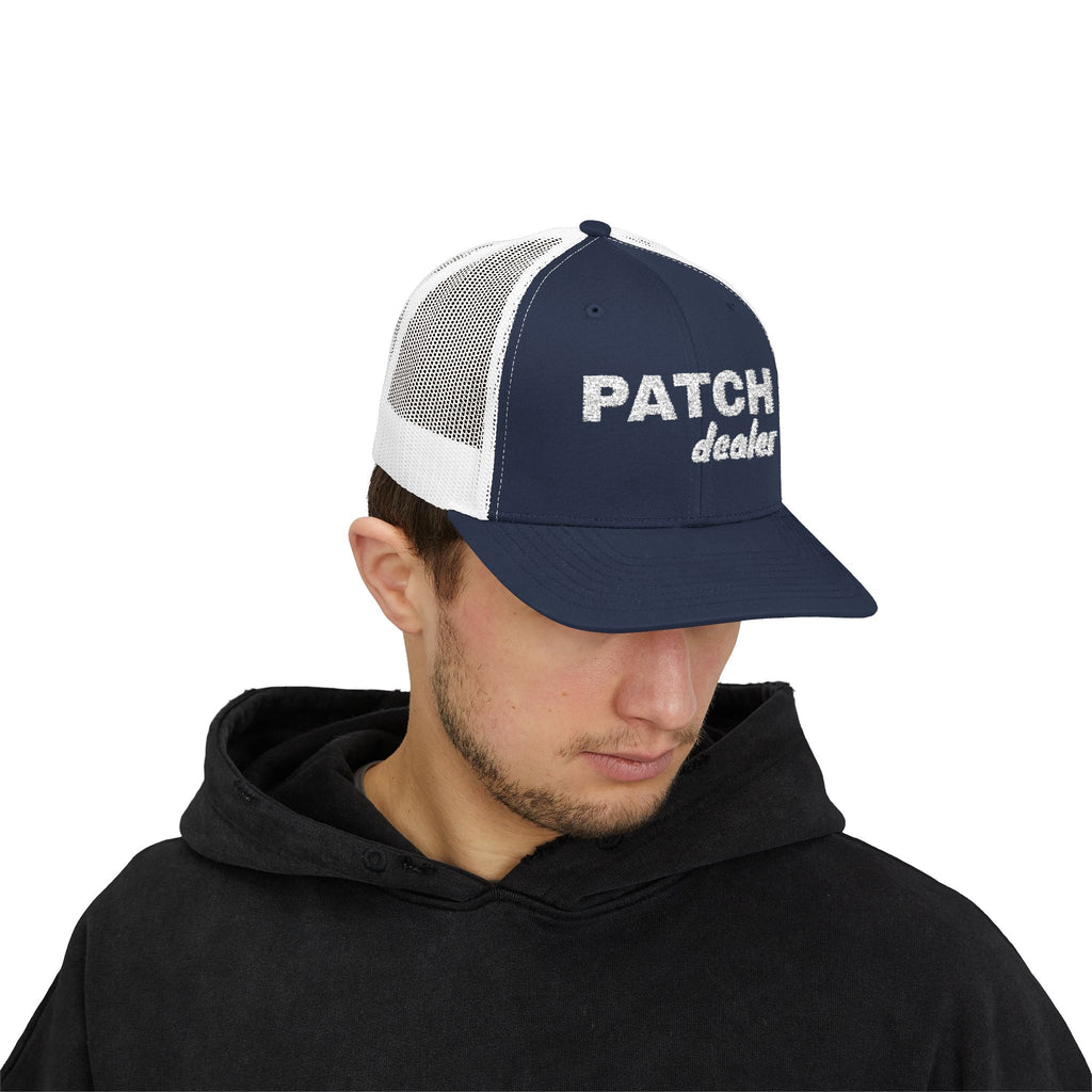 "Patch Dealer" - Snapback Trucker Hat - Embroidered Hat