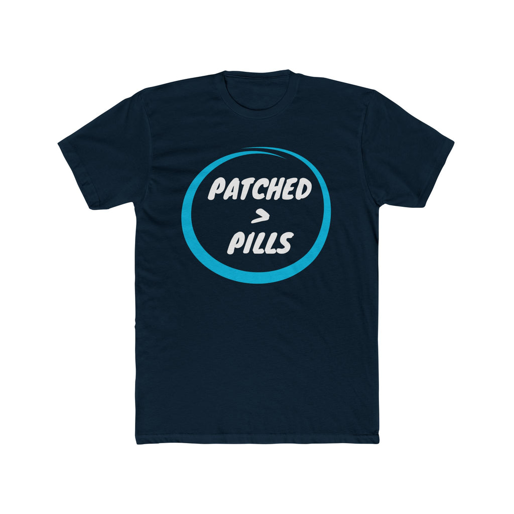 "Patched over Pills" - Lightweight Cotton T-shirt