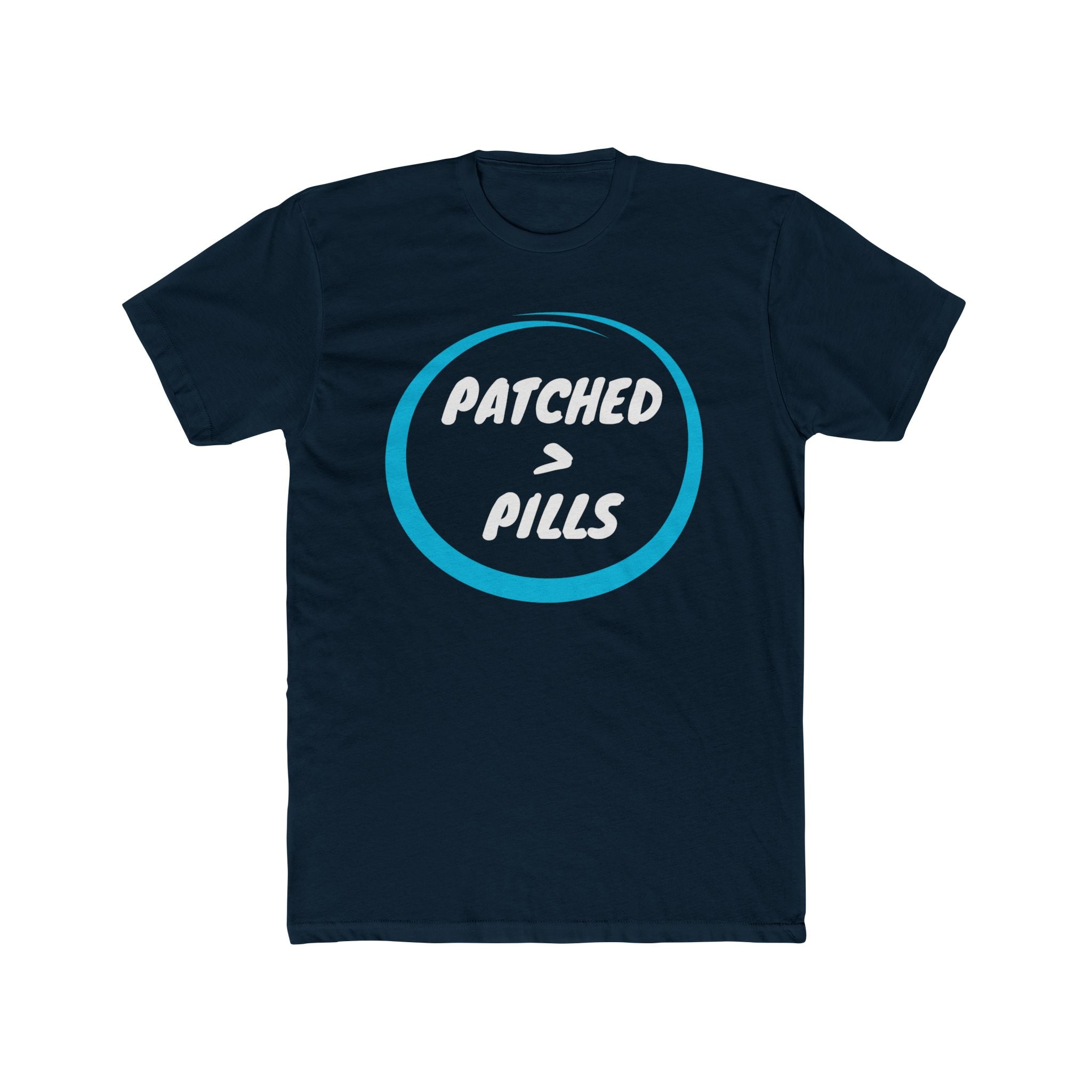"Patched over Pills" - Lightweight Cotton T-shirt