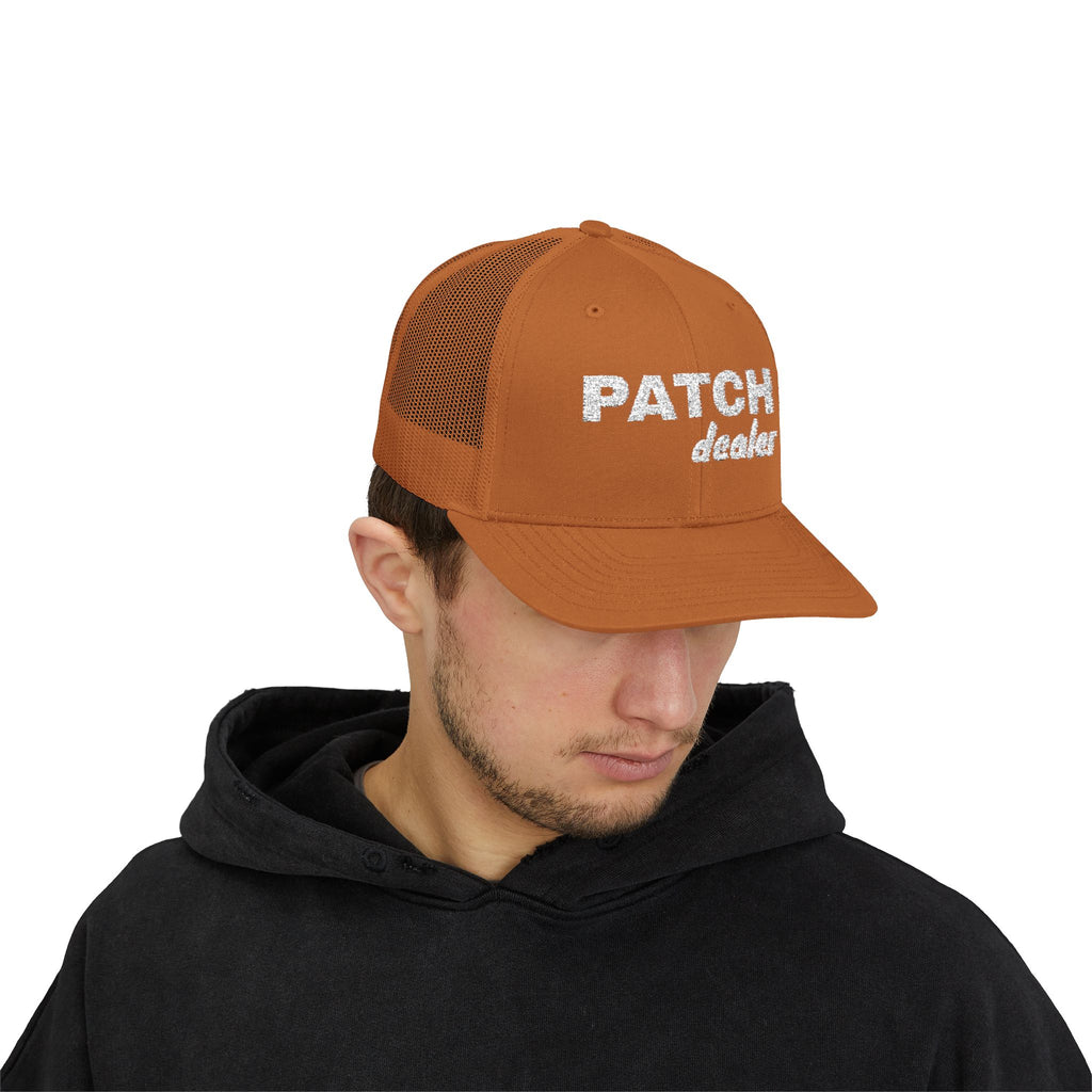 "Patch Dealer" - Snapback Trucker Hat - Embroidered Hat