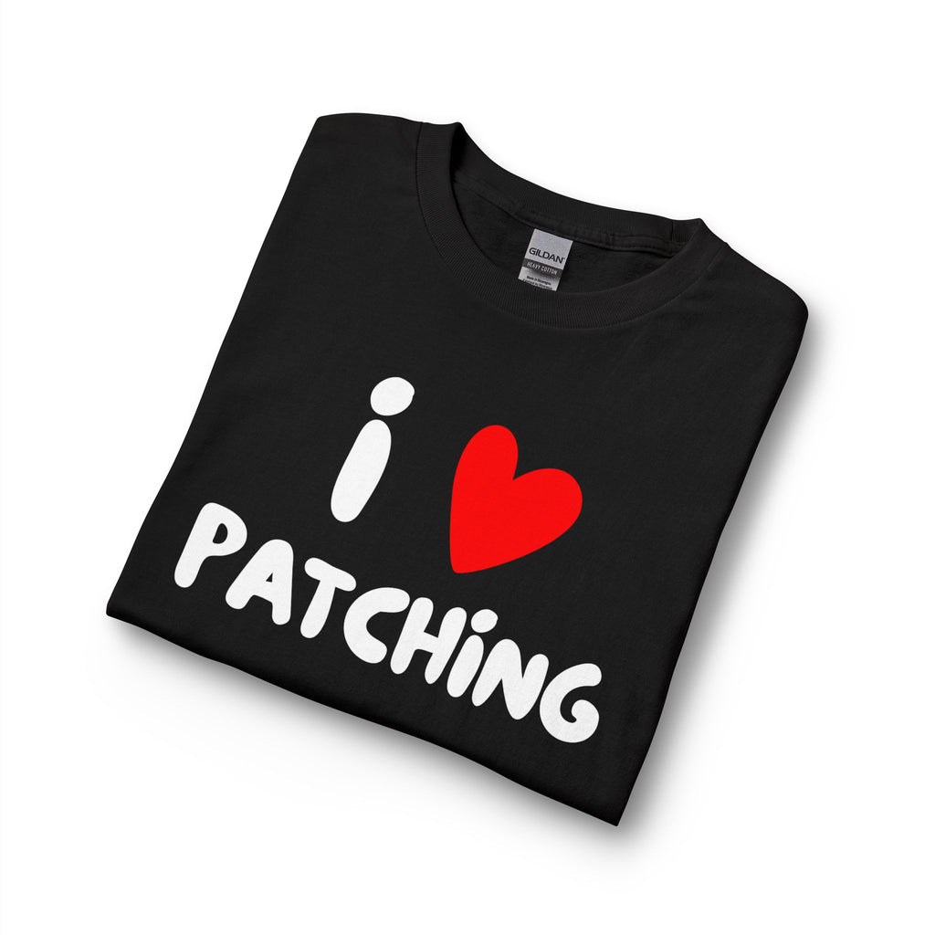 "I Love Patching" - Long Sleeve Cotton T-shirt