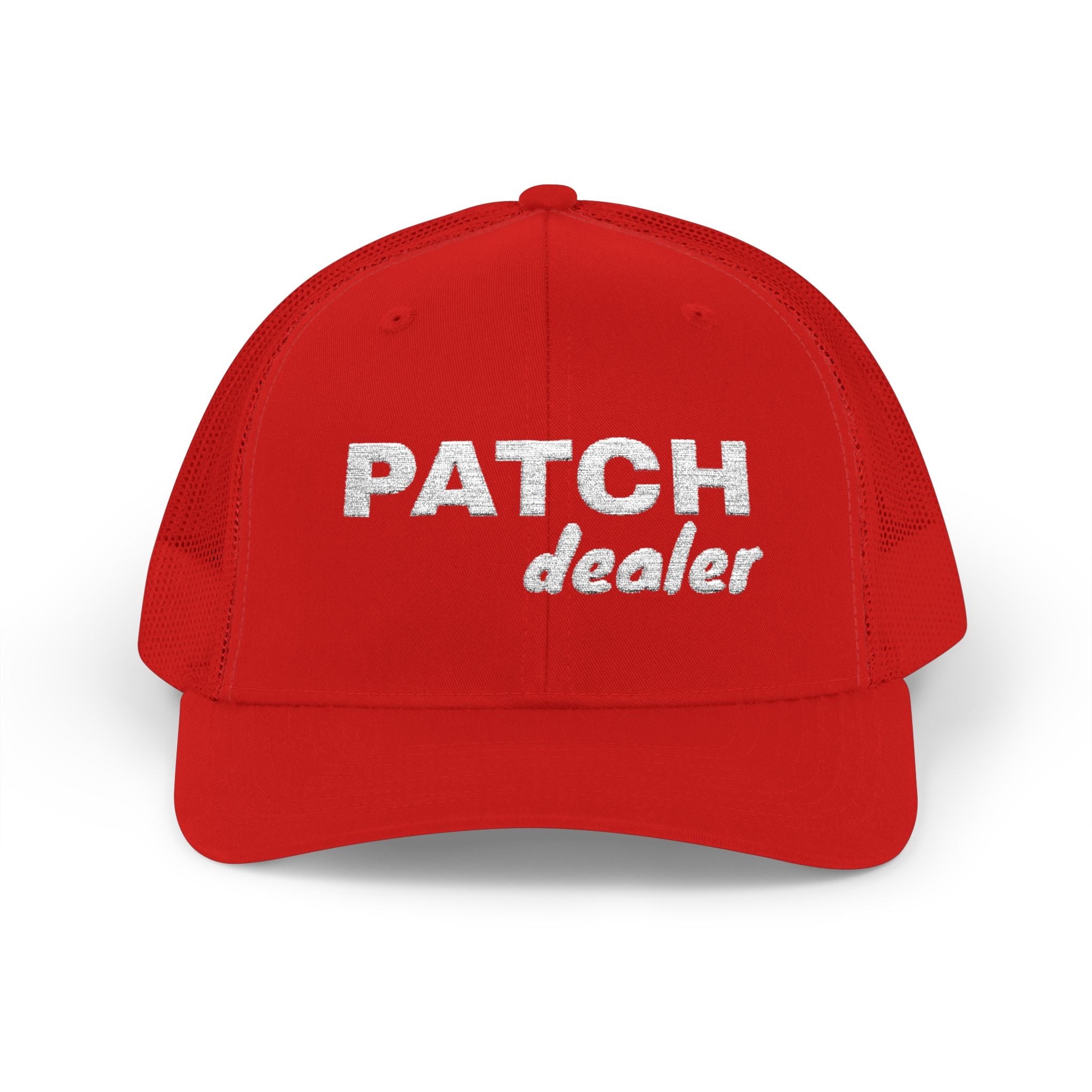 "Patch Dealer" - Snapback Trucker Hat - Embroidered Hat
