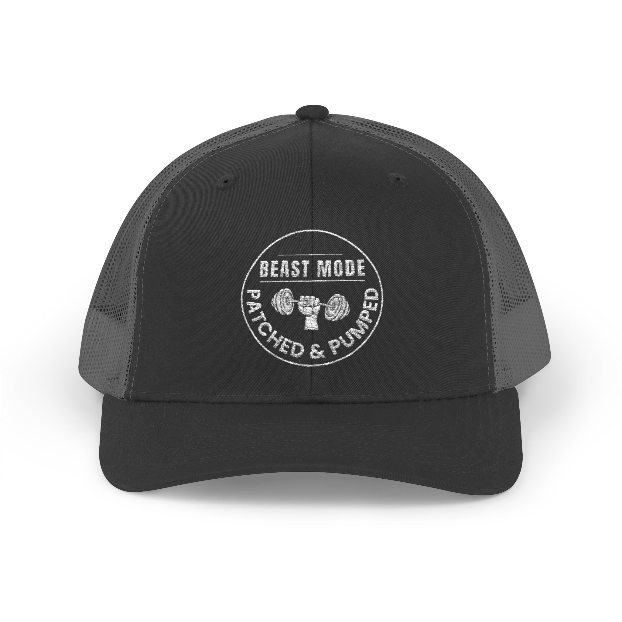 "Beast Mode: Batched & Plumped" - Fitness Snapback Trucker Hat