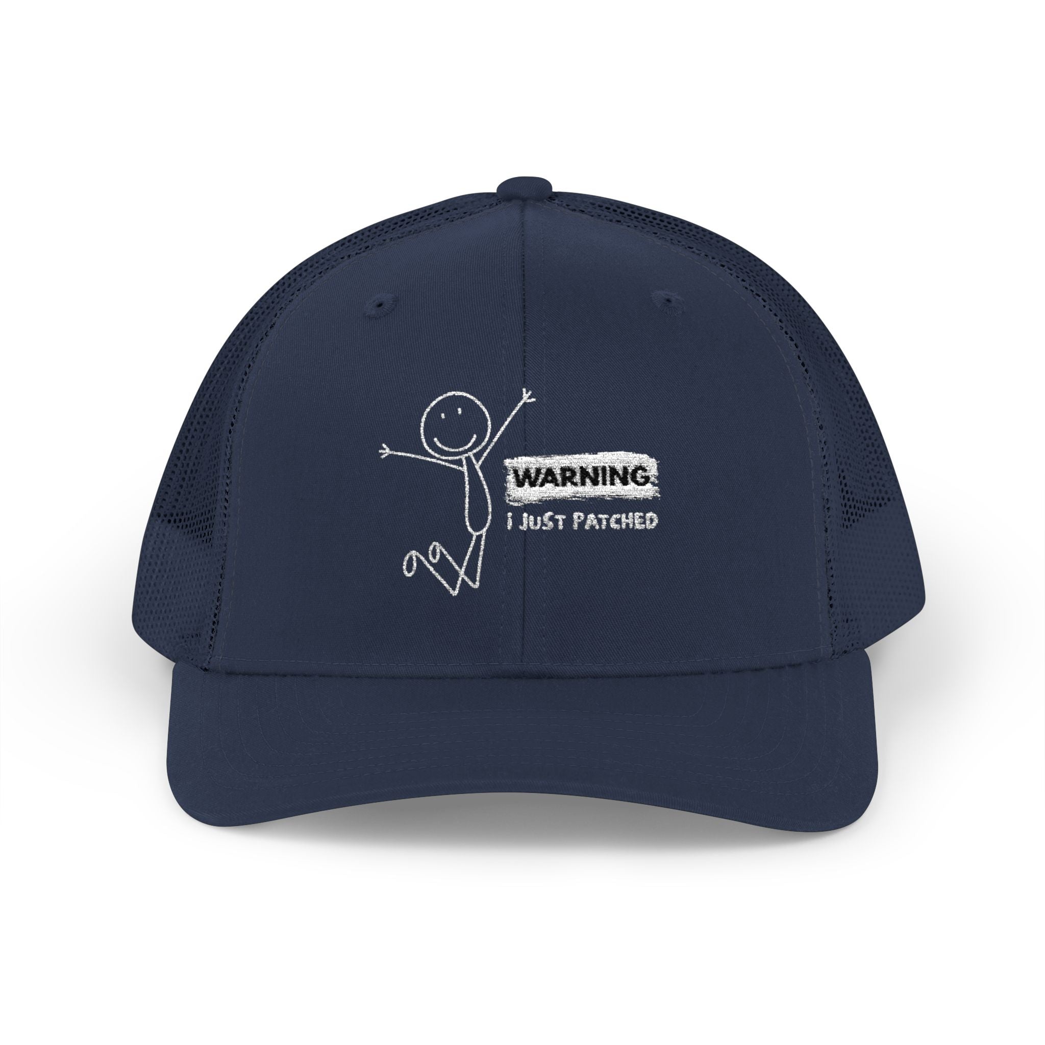 "Warning I Just Patched" - Snapback Trucker Cap