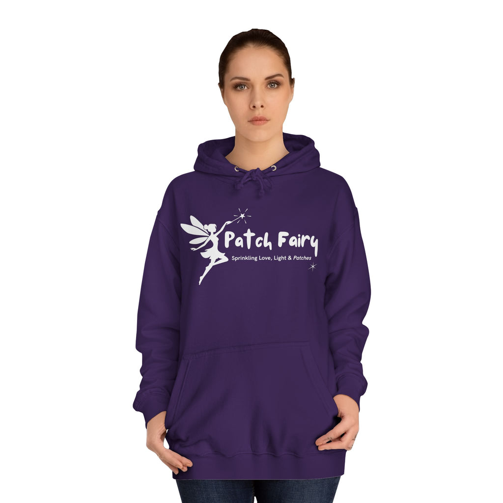 "Patch Fairy" Hoodie - Unisex College Hoodie