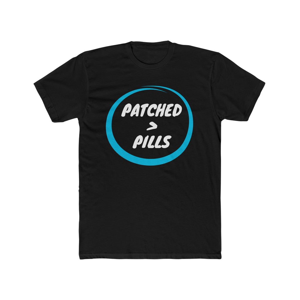 "Patched over Pills" - Lightweight Cotton T-shirt