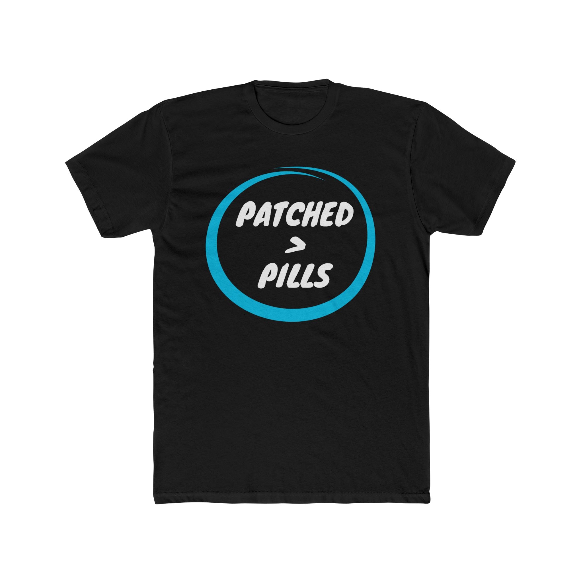 "Patched over Pills" - Lightweight Cotton T-shirt