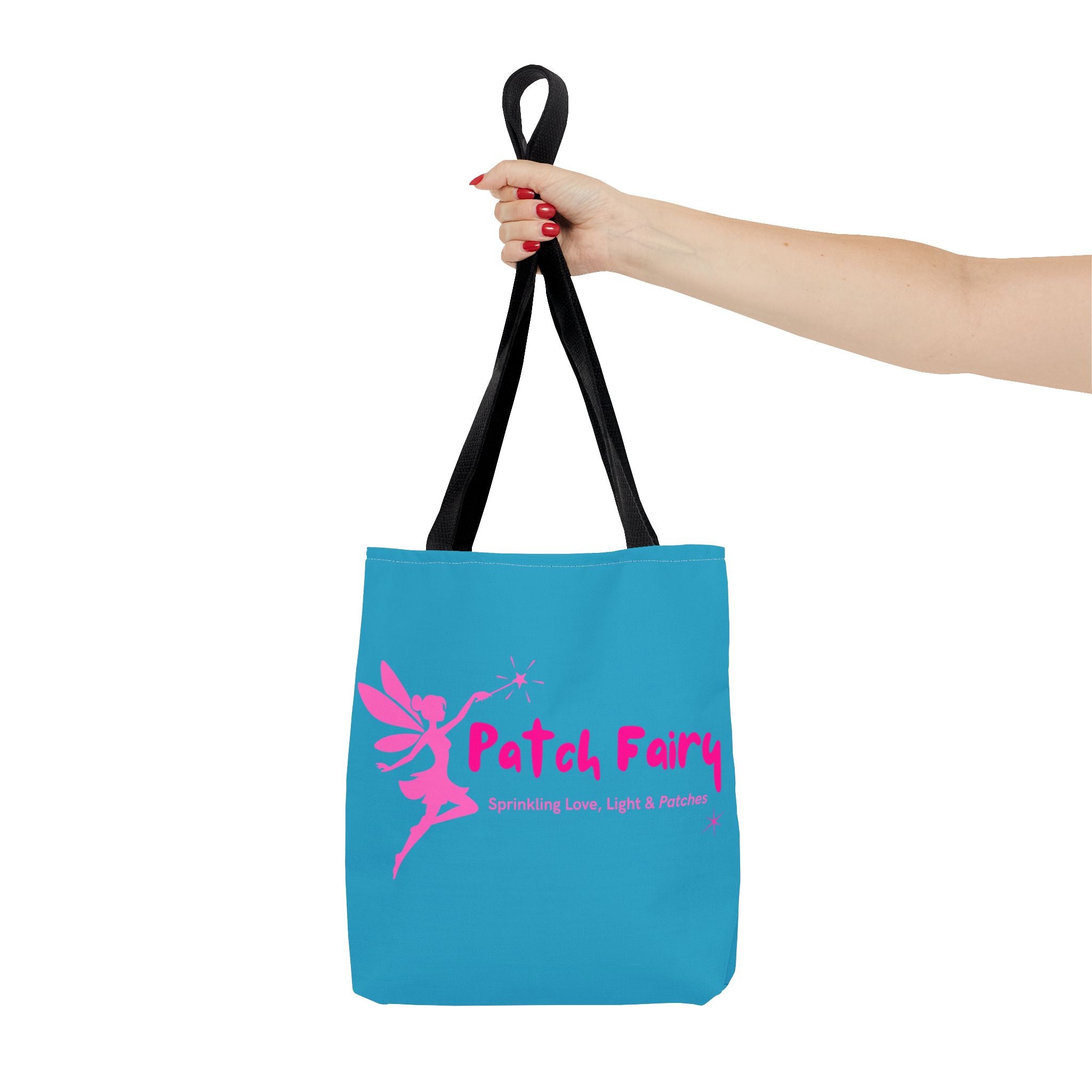 "Patch Fairy" - Teal Tote Bag (3 sizes)