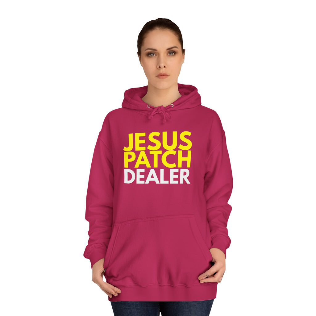 "JESUS PATCH DEALER" - Bold Graphic Hoodie