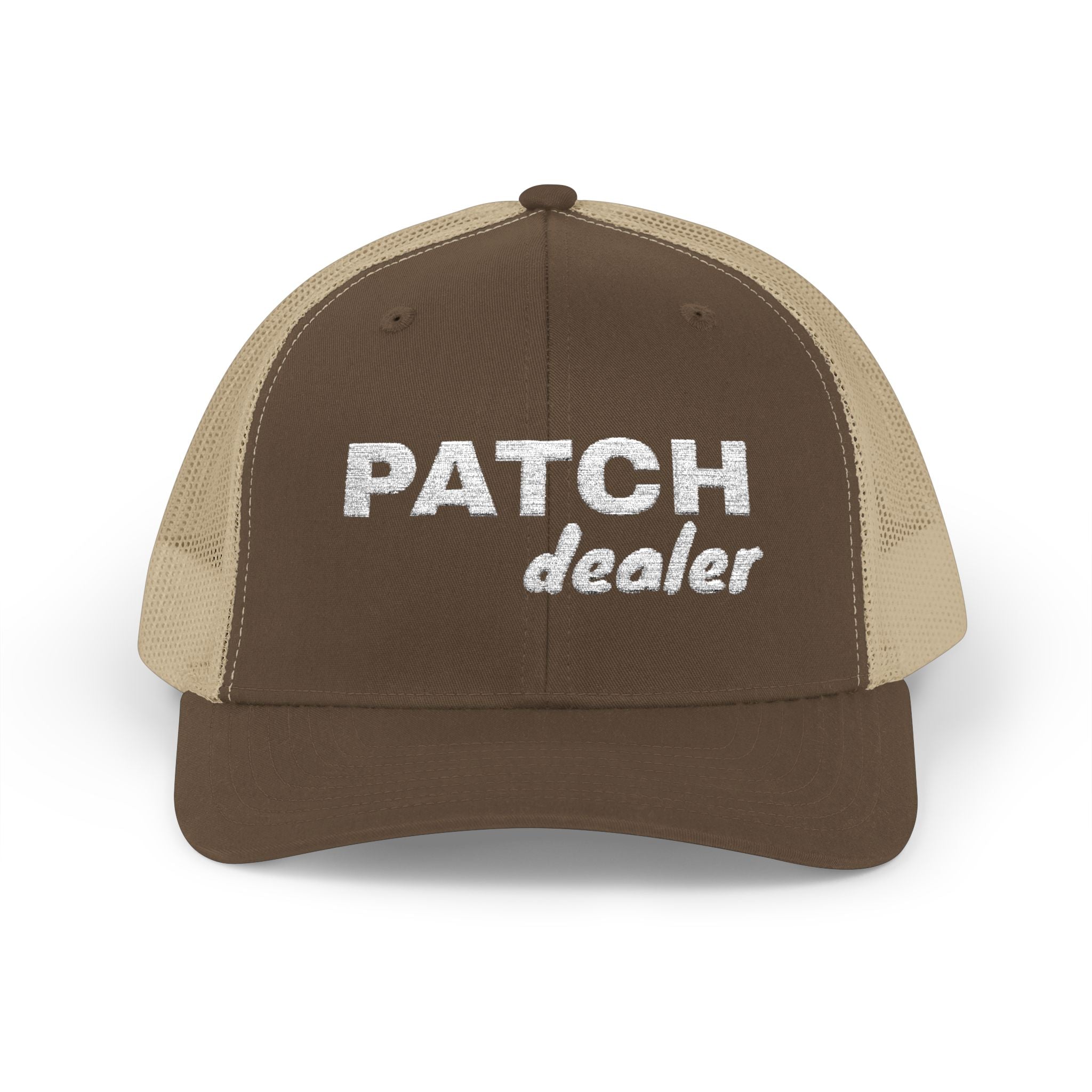 "Patch Dealer" - Snapback Trucker Hat - Embroidered Hat