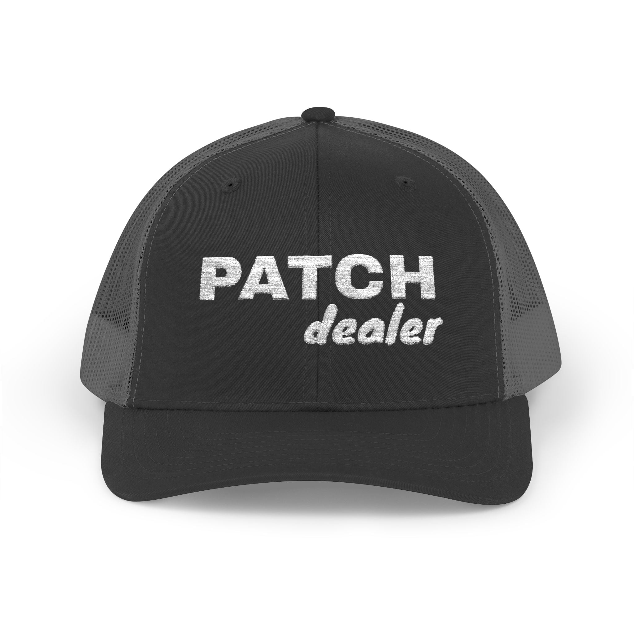 "Patch Dealer" - Snapback Trucker Hat - Embroidered Hat