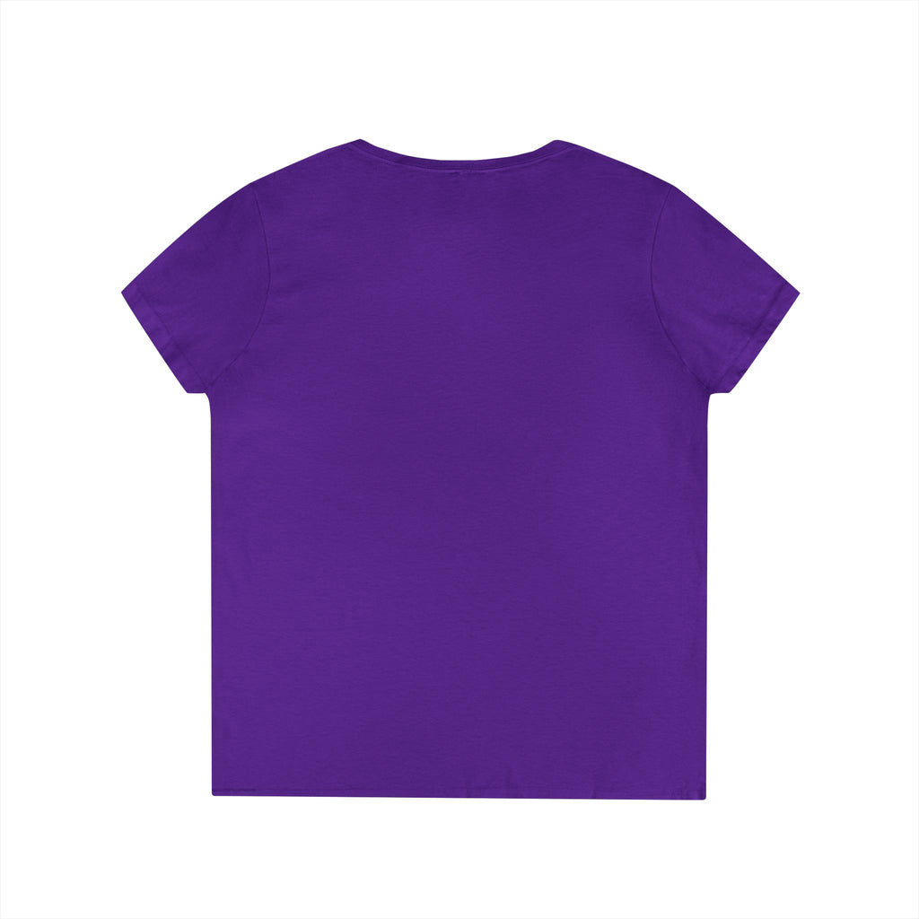 "Patch Fairy" - V-neck Cotton T-Shirt