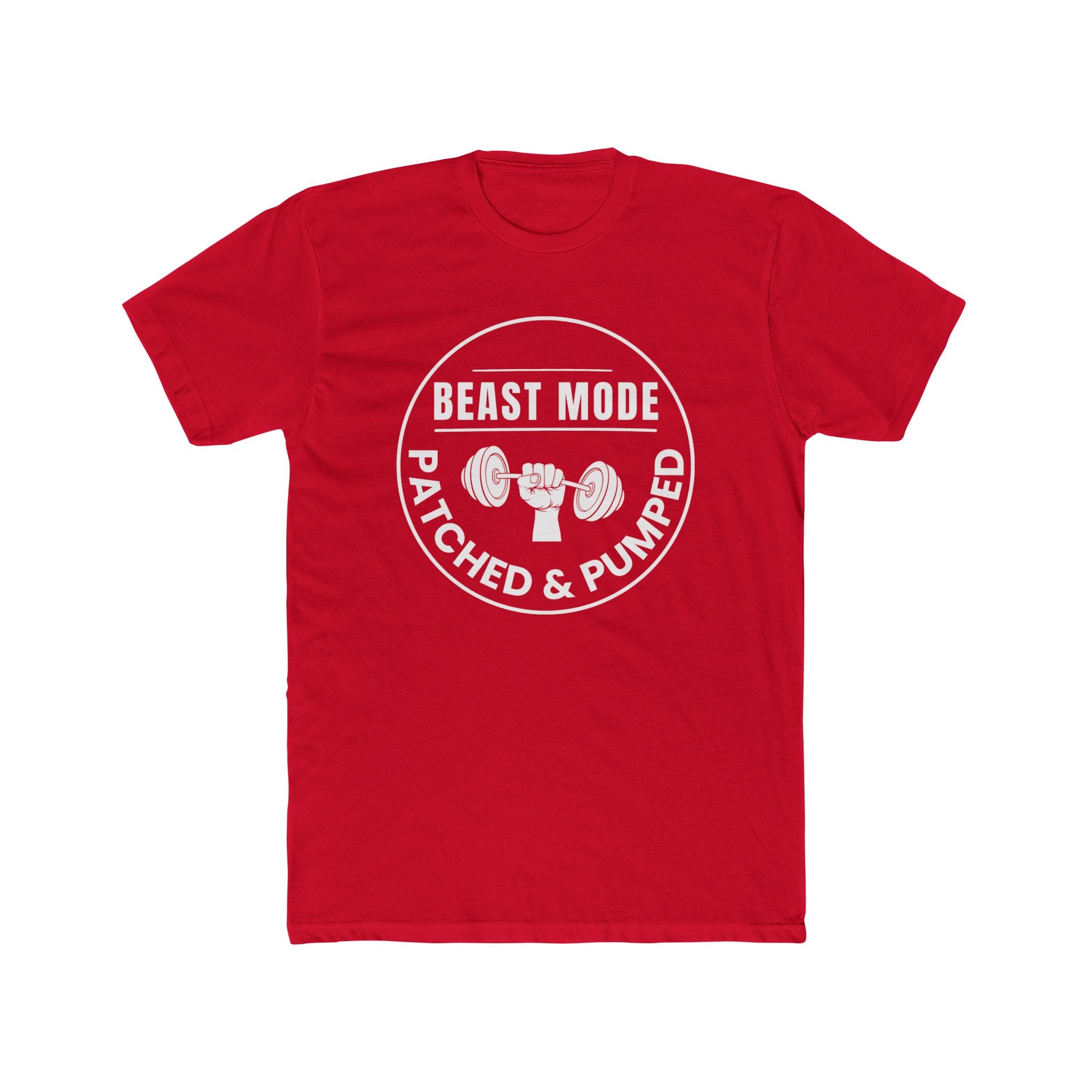 "Beast Mode Patched & Pumped" - Fitness Gym Workout T-shirt
