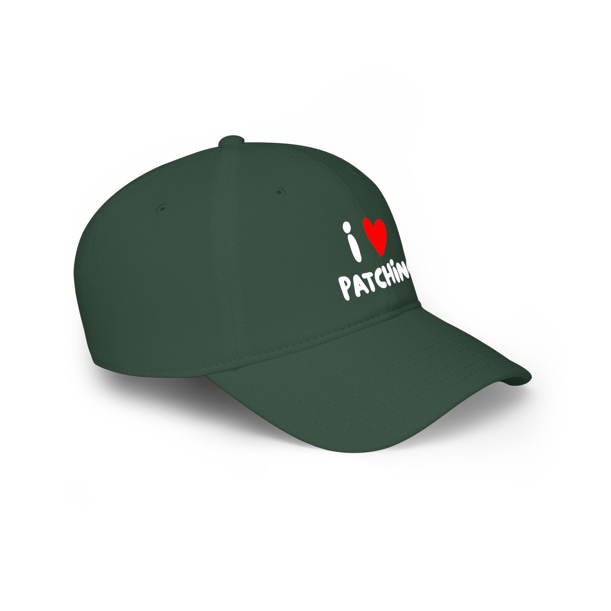 "I Love Patching" Baseball Cap — Embroidered Hat
