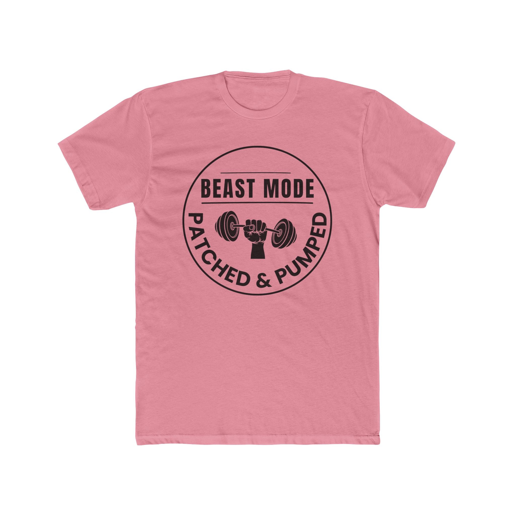 "Beast Mode Patched & Pumped" - Lightweight Cotton T‑Shirt