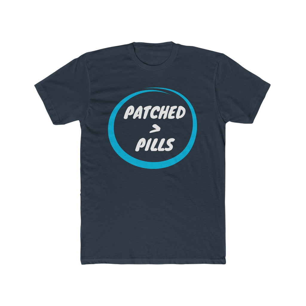 "Patched over Pills" - Lightweight Cotton T-shirt