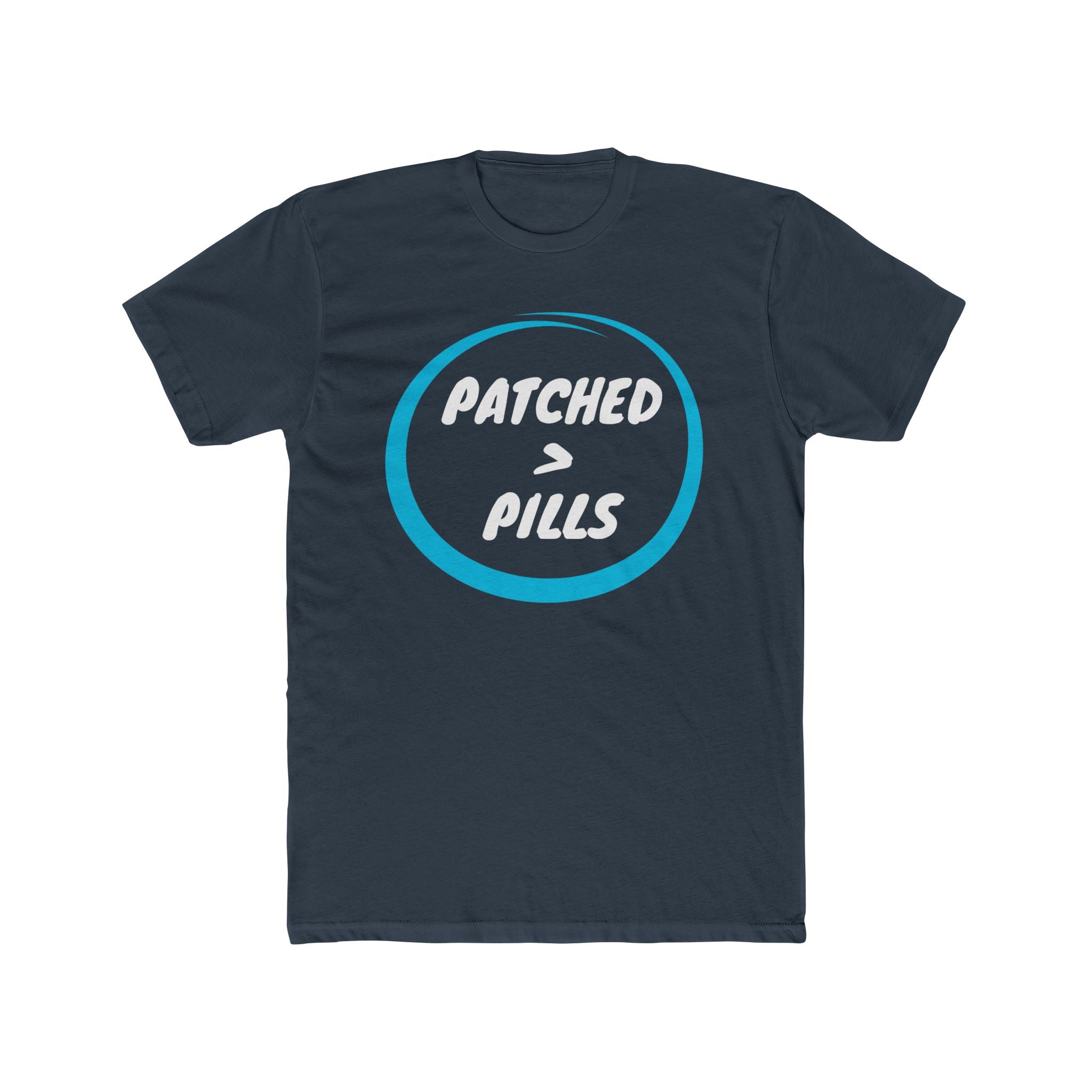 "Patched over Pills" - Lightweight Cotton T-shirt