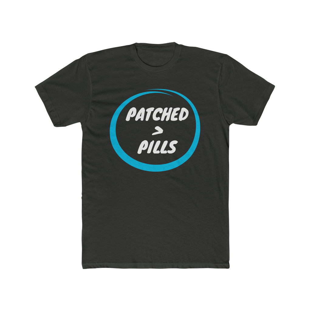"Patched over Pills" - Lightweight Cotton T-shirt