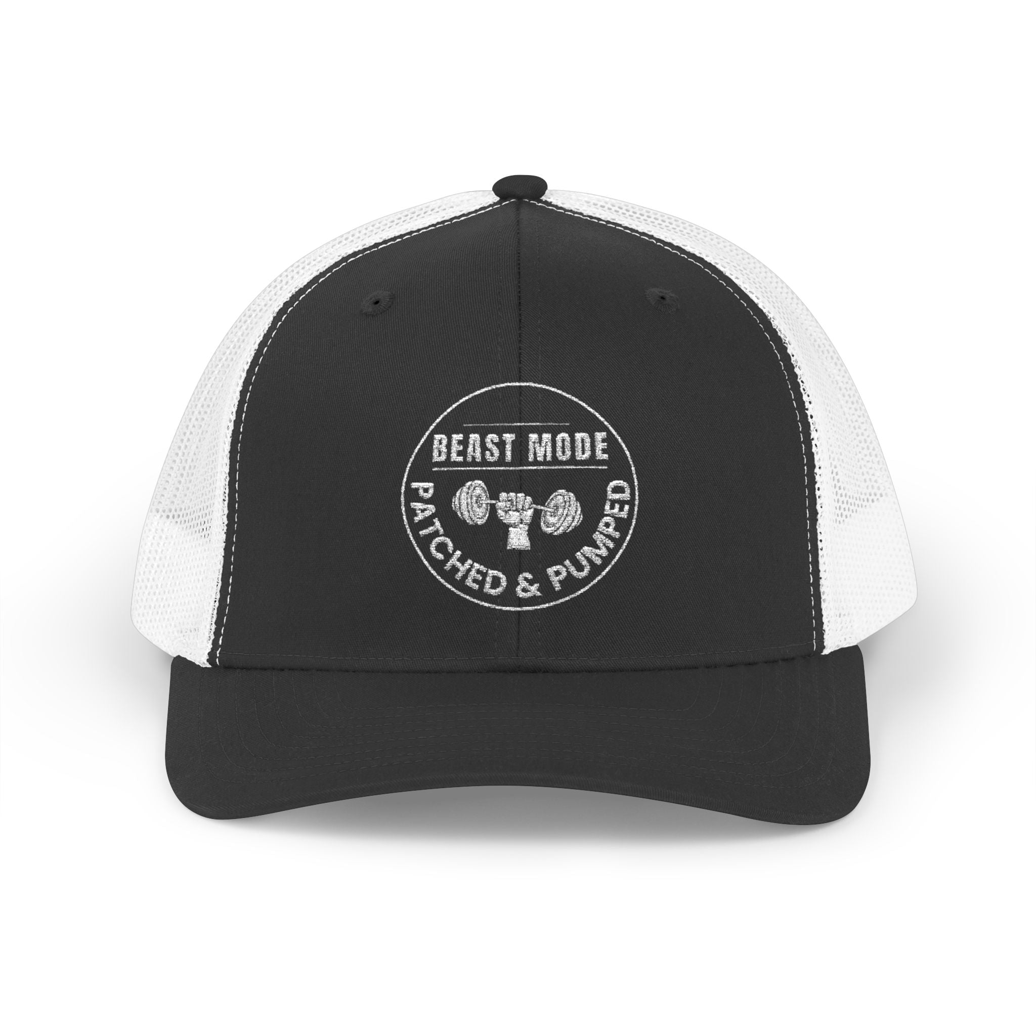 "Beast Mode: Batched & Plumped" - Fitness Snapback Trucker Hat