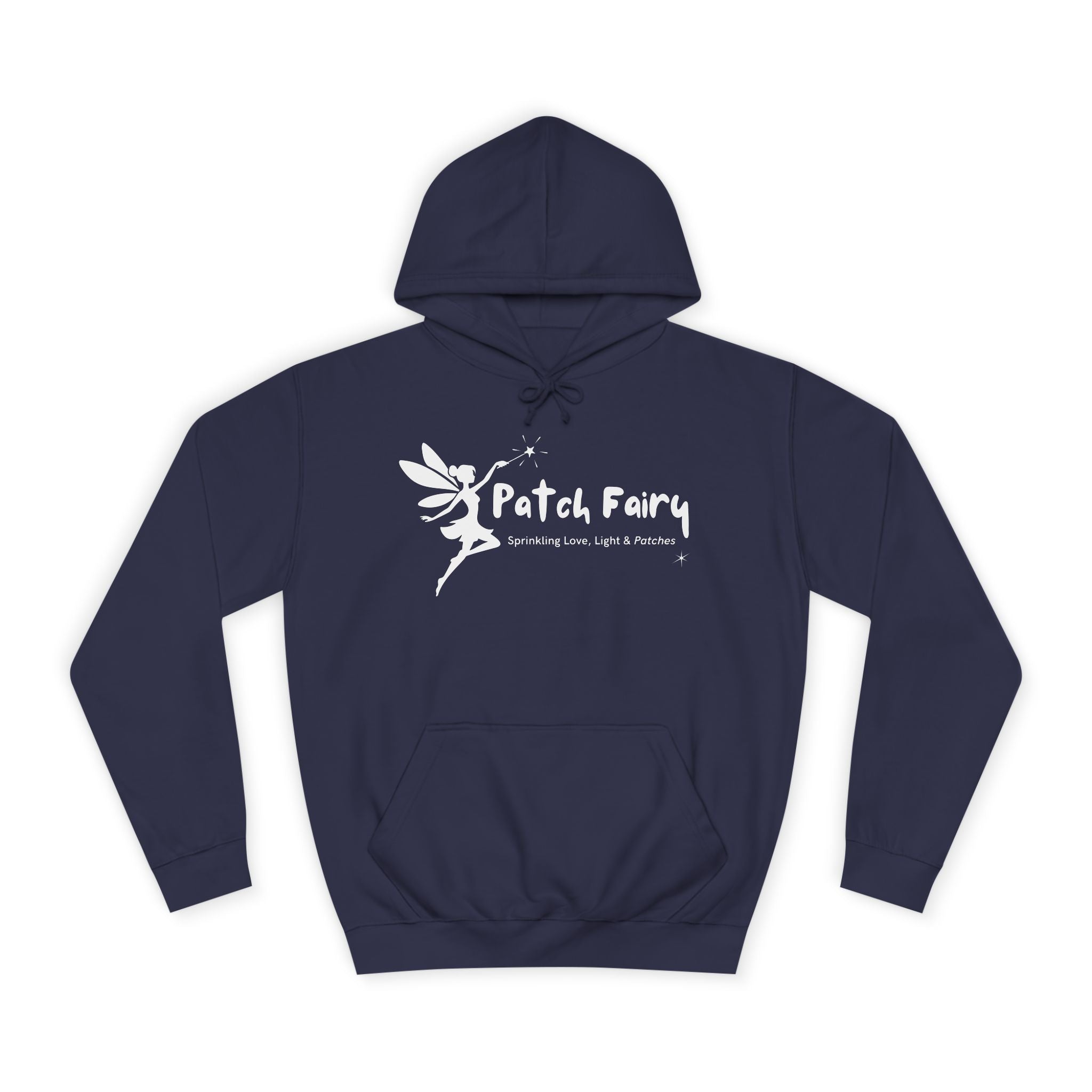 "Patch Fairy" Hoodie - Unisex College Hoodie
